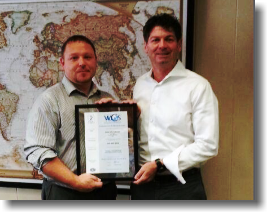 Beta International Shawn Killion Bryan Leavitt obtain ISO Certification
